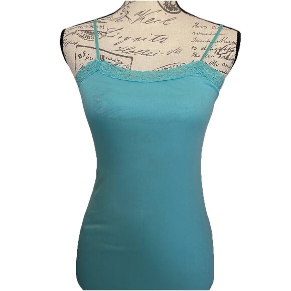 Gap Y2K Lace Trim Cami Top Size S Elena Gilbert 90S Fairy 90s Grunge - Picture 6 of 6